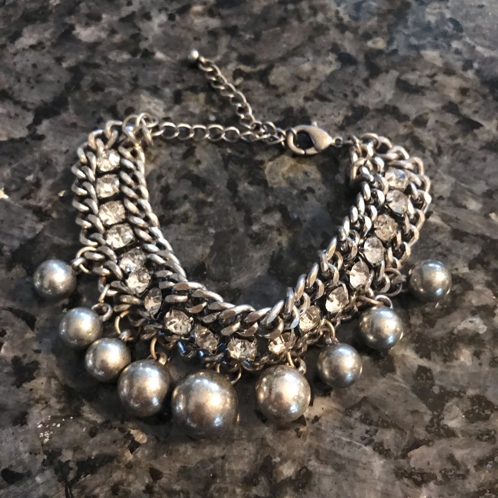 Stainless steel Rhinestone Bracelet